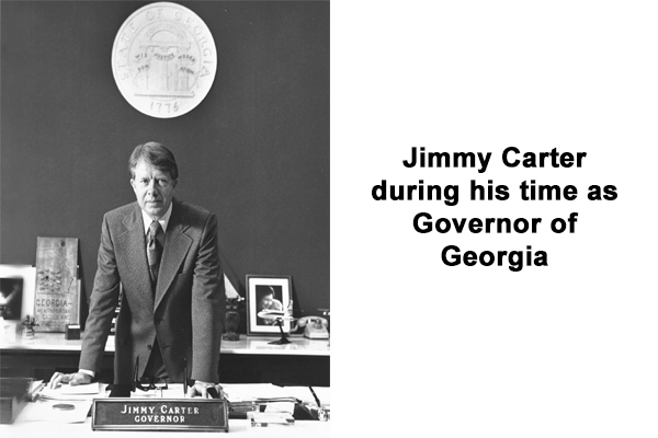 Jimmy Carter during his time as Governor of Georgia