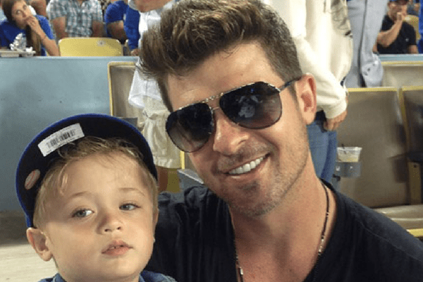 Robin Thicke with son Julian