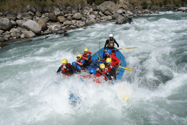 Rafting in Nepal 