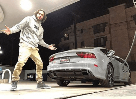 Chris D'Elia Audi RS 7 car