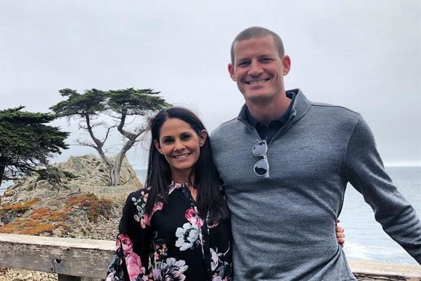 Tracy Wolfson with her husband, David.