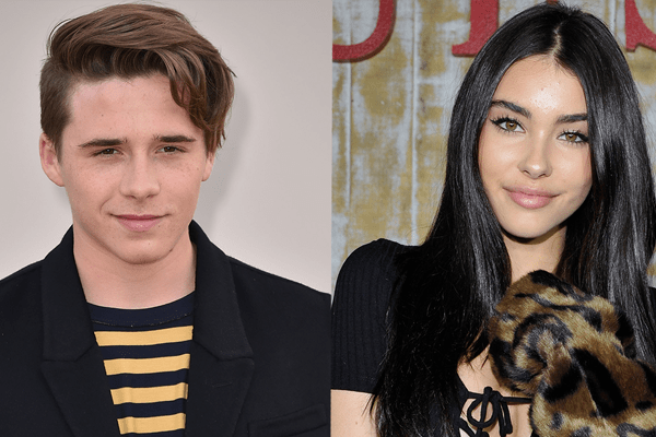 Brooklyn Beckham and Madison Beer give a major PDA moment in Los Angeles during romantic date