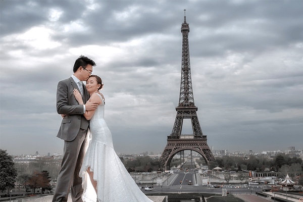 wedding destinations in Paris, France