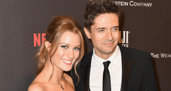 Ashley Hinshaw With Husband Topher Grace