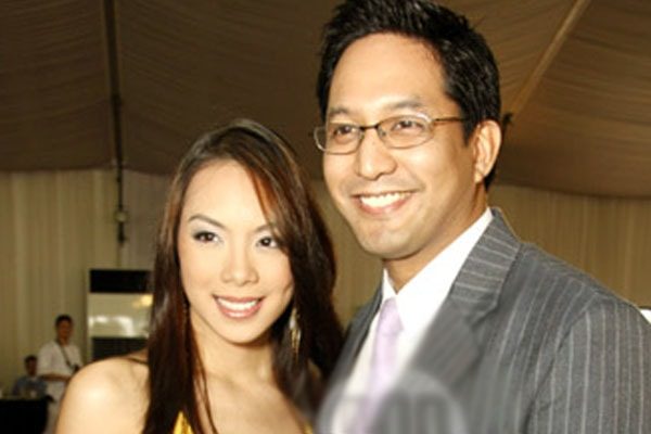 Paolo Bediones and with former girlfriend, Abby