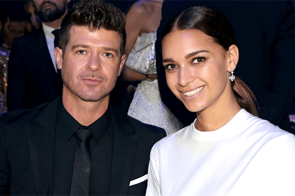Robin Thicke and girlfriend April Love Geary