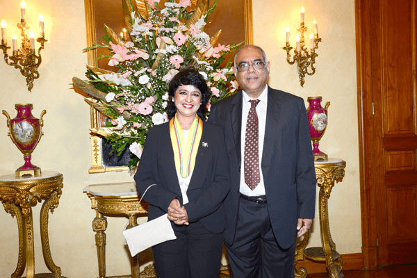 Ameenah Gurib marriage