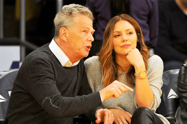 Katharine McPhee and David Foster found kissing