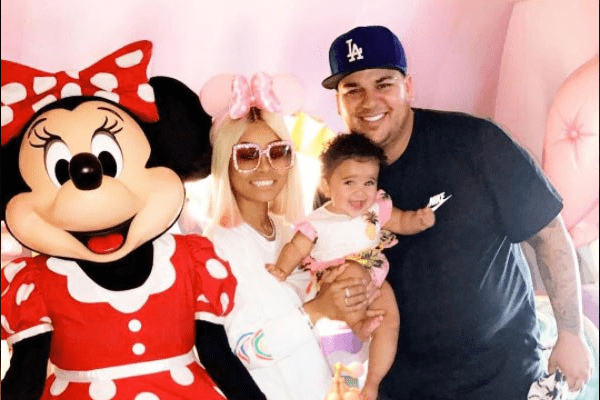 Rob Kardashian, Blac Chyna and their daughter Dream