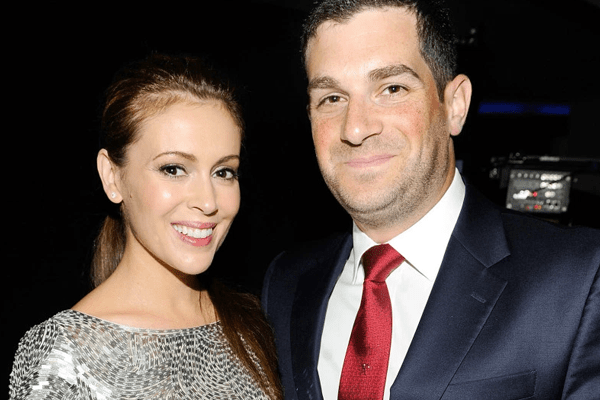 Alyssa Milano with husband David Bugliari 