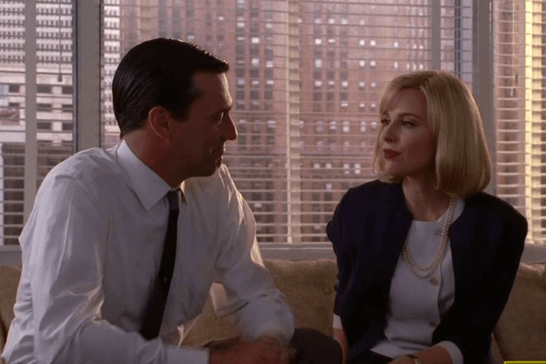 Cara Buono blonde in Mad Men