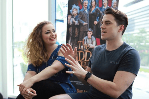 Carrie hope fletcher-and rumored-boyfriend oliver ormson in press conference