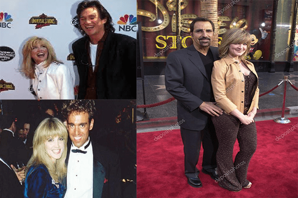 Crystal Bernard's Boyfriends Billy Dean (Left Top), Tony Thomas (Right) and Michael Shilpy (Left Down)