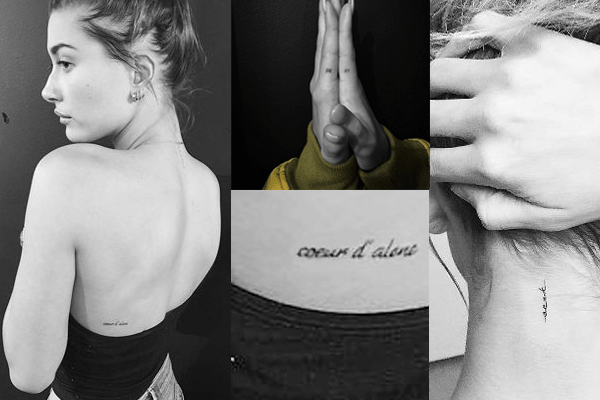 FEw glimpses of Hailey Baldwin's tattoos
