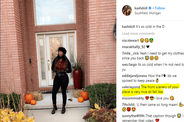 kash-doll-posing-in-front-of-her-house-at-southfield-michigan