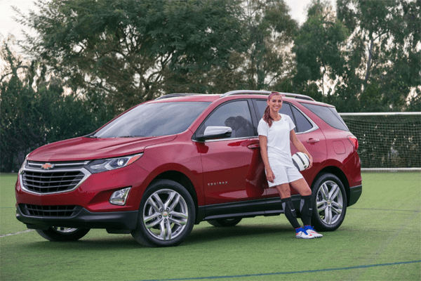 Alex Morgan Partners with Chevrolet