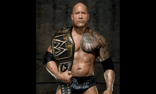 WWE Champion Dwayne Johnson, The Rock