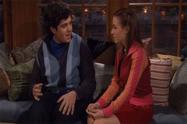 Mindy Crenshaw and Nosh nicols in Drake and Josh 