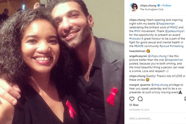 Chipo Chung and Possible Boyfriend Haaz Sleiman