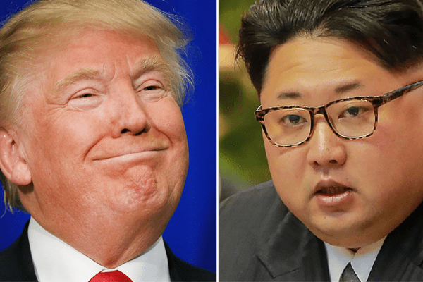 Donald Trump and Kim Jong Un