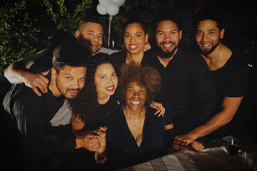 Queen Janet Smollett with her babies