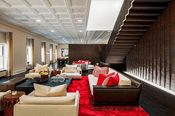 Gorgeous Living hall of Kelly's Penthouse