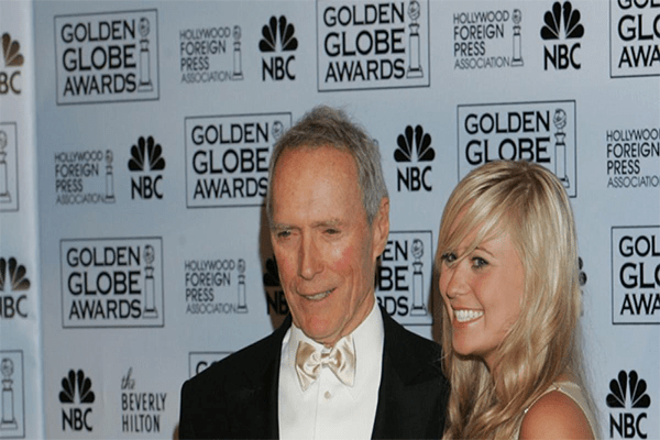 Kathryn with her father Clint in Miss Golden Globe 