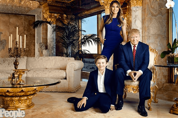 Barron Trump has his own space in Trump Tower