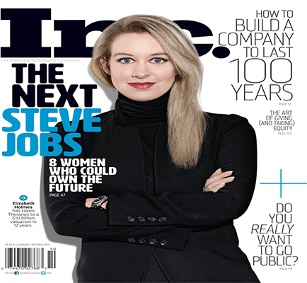 elizabeth holmes as the next steve jobs