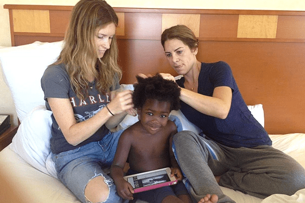 Jillian Michaels and Heidi's daughter Lukensia