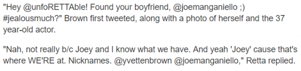 Retta Twitted her fake boyfriend
