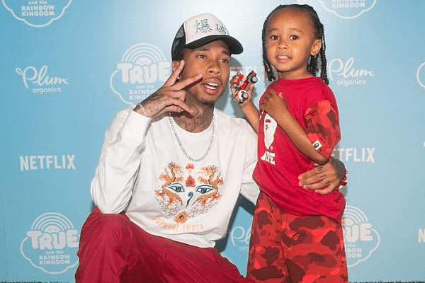 Tyga with his son King Cairo 