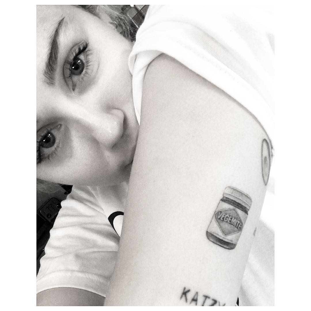 Worst Celebrity Tattoos Miley Cyrus