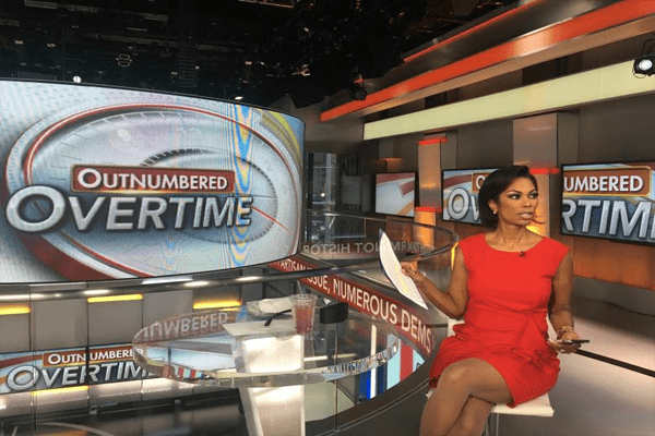 Harris Faulkner in her show.