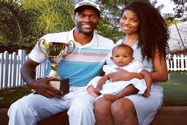 Jazz Smollett with her husband and daughter.