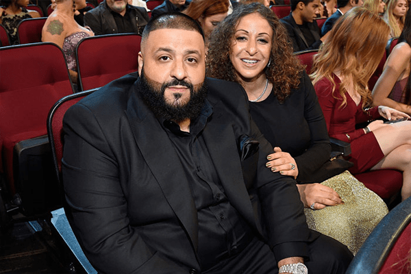 Nicole Tuck with DJ Khaled.