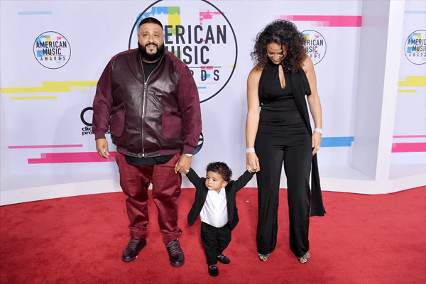 Nicole Tuck with fiance and son.