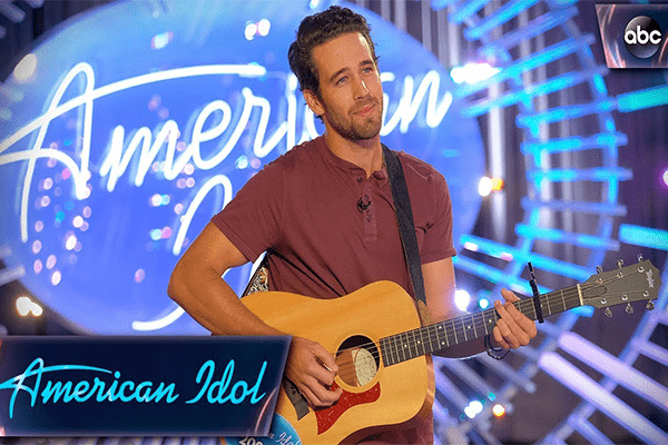 a picture of Trevor Holmes from American Idol's audition round