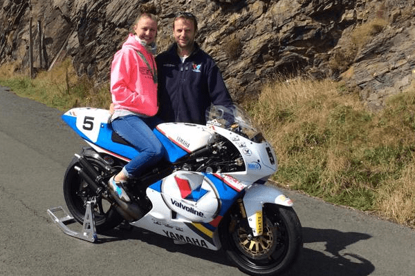 Bruce Anstey's partner Anny Ramsey 