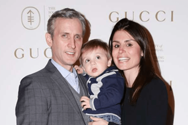 Florinka Pesenti and husband Dan Abrams with son Everett Abrams 