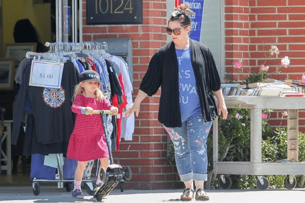 Georgette Falcone with her mom