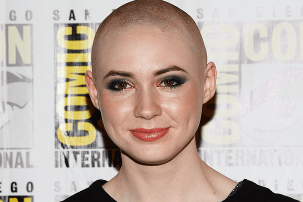 Karen Gillan bald Head