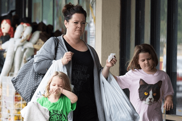 Melissa McCarthy with Vivian and Georgette