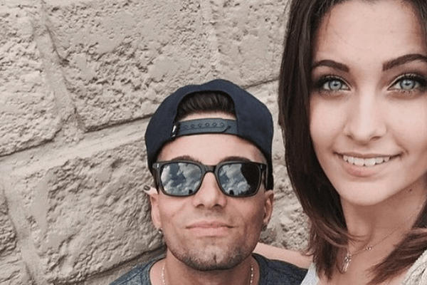 Omer Bhatti and Paris Jackson 