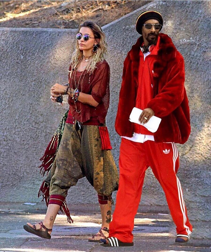 Paris Jackson and Snoop Dog 