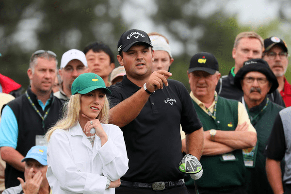 Patrick Reed and wife Justine Karain 