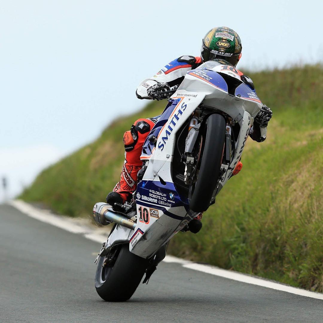 Peter Hickman piloting BMW Motorrad 1000 HP4 Race