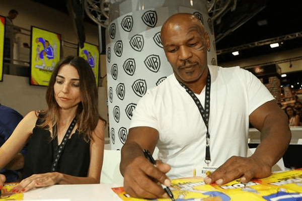 Rachel Ramras with Mike Tyson