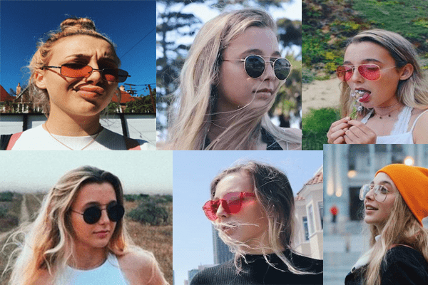 Emma Chamberlain, Glasses