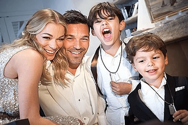 LeAnn & hubby Eddie Cibrian on their wedding day w